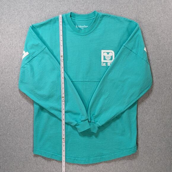 Walt Disney World Spirit Jersey Green White Logo Disney Parks Adult Size Small - Picture 13 of 16